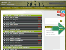 Tablet Screenshot of pallavolo-live.com